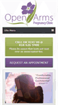 Mobile Screenshot of openarmspregnancy.com